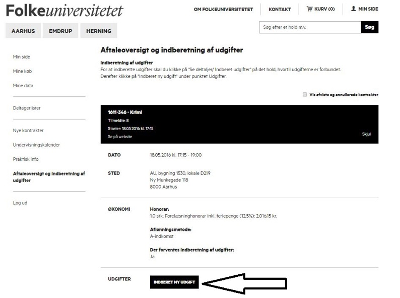 Aftaleoversigt - åben